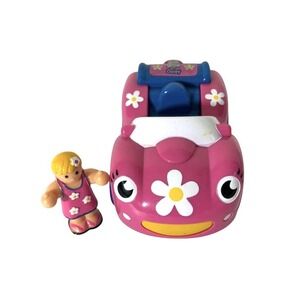 Wow Dynamite Daisy Pink Push & Go Friction Car Play Friend Figure 2014 Toy